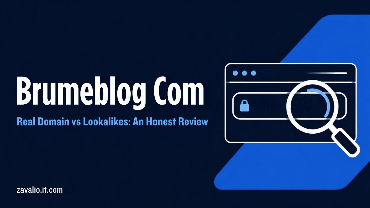 Brumeblog Com review: real domain vs lookalike sites